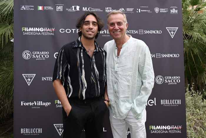 Massimo Ghini E Il Figlio Leon