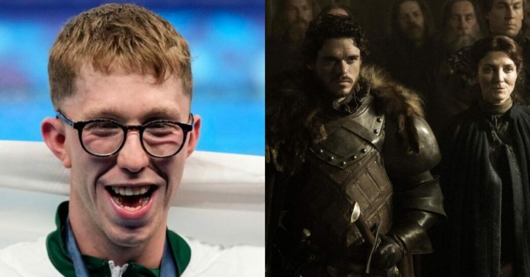 Nuotatore irlandese Daniel Wif