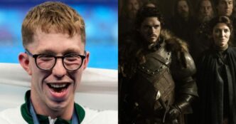 Nuotatore irlandese Daniel Wif