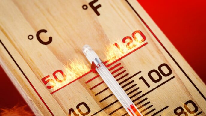Caldo record La temperatura m