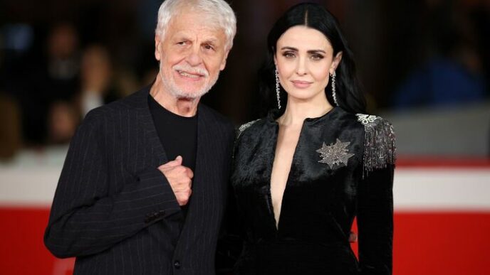 Michele Placido e Federica Lun
