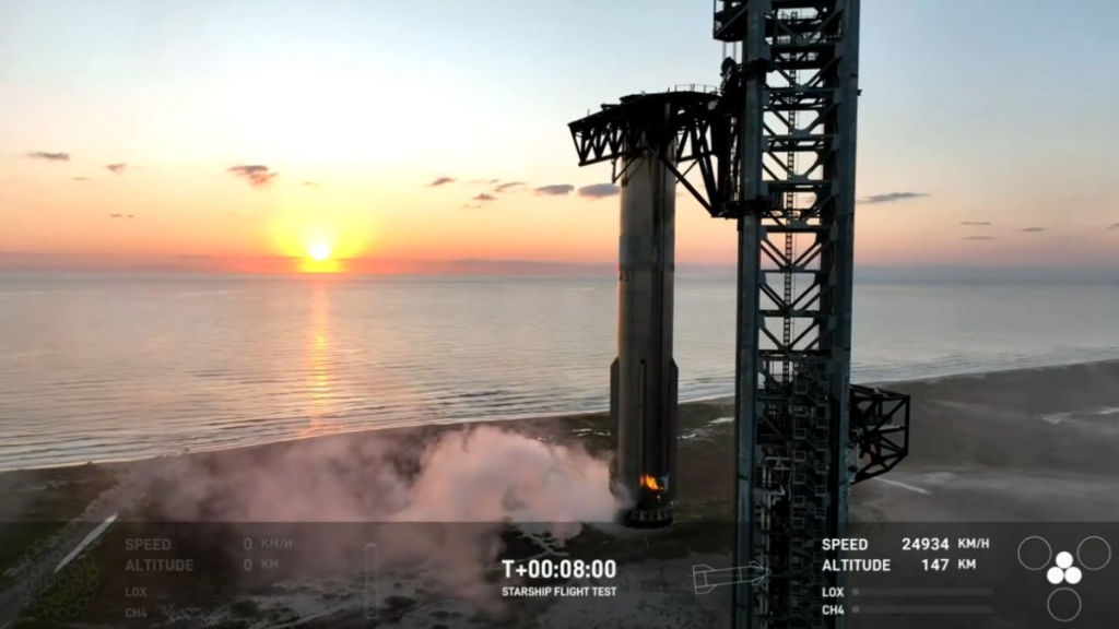 SpaceX Cronaca del Quinto Vol