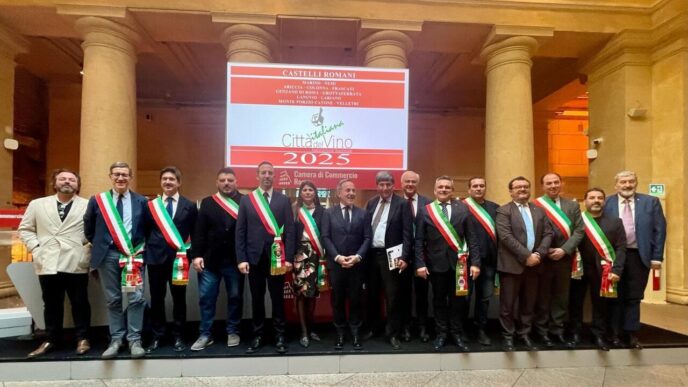 I Castelli Romani insigniti del premio CittA Italiana del vino 2025